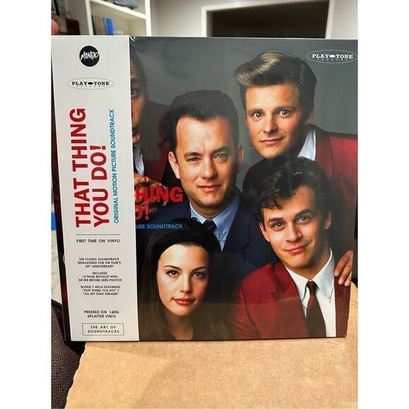 THAT THING YOU DO! MOTION PICTURE MONDO EXCLUSIVE SPLATTER VINYL LP +7 IN HAND - Picture 1 of 5